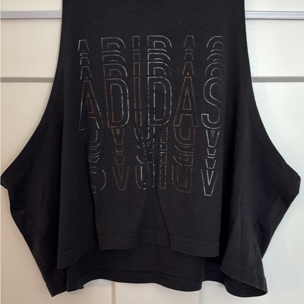 Adidas Performance Cropped Tank Size Large